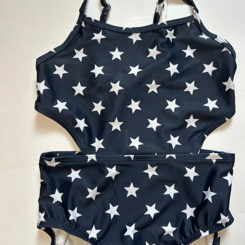 Old Navy Girls Star Cutout Swimming Suit 8Y